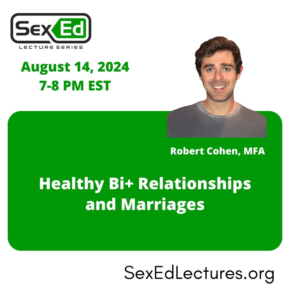 Healthy Bi Relationships And Marriages Sex Ed Lecture Series