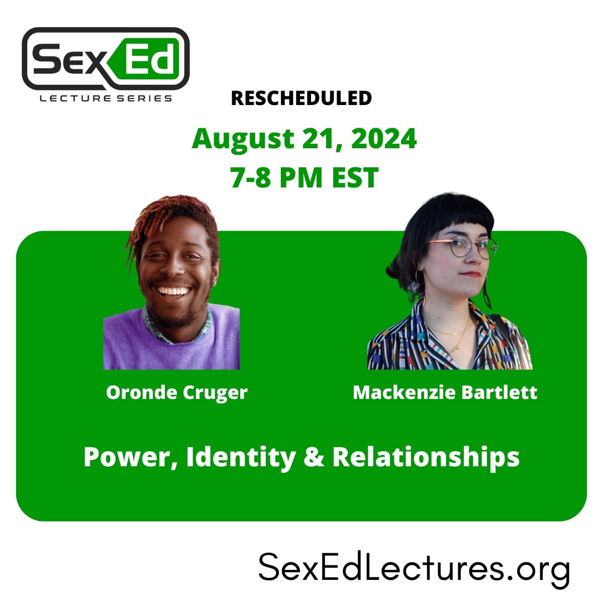 Sex Ed Lecture Series | Sex Ed Lecture Series